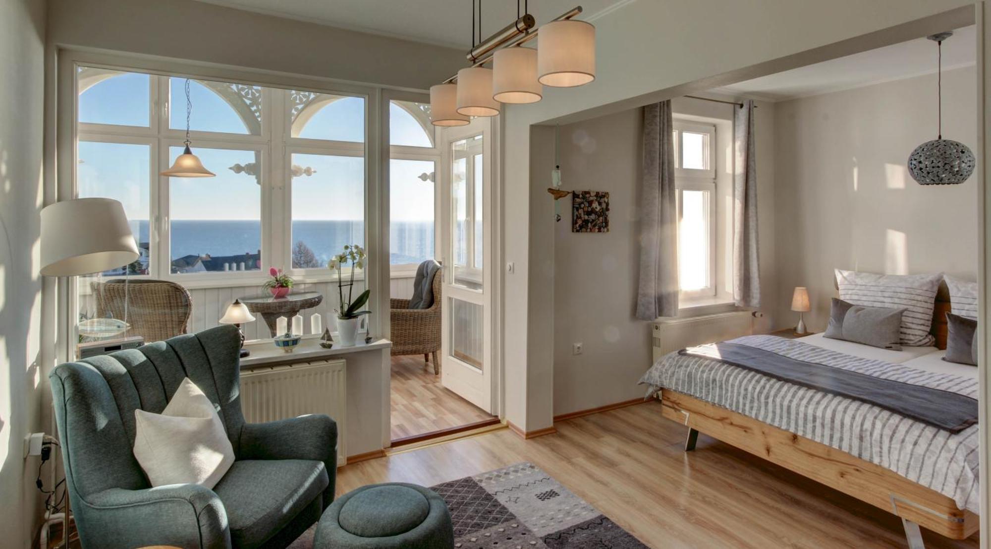 Villa Fernsicht - Wohnung Nr 1 - Mit Meerblick Sassnitz Extérieur photo