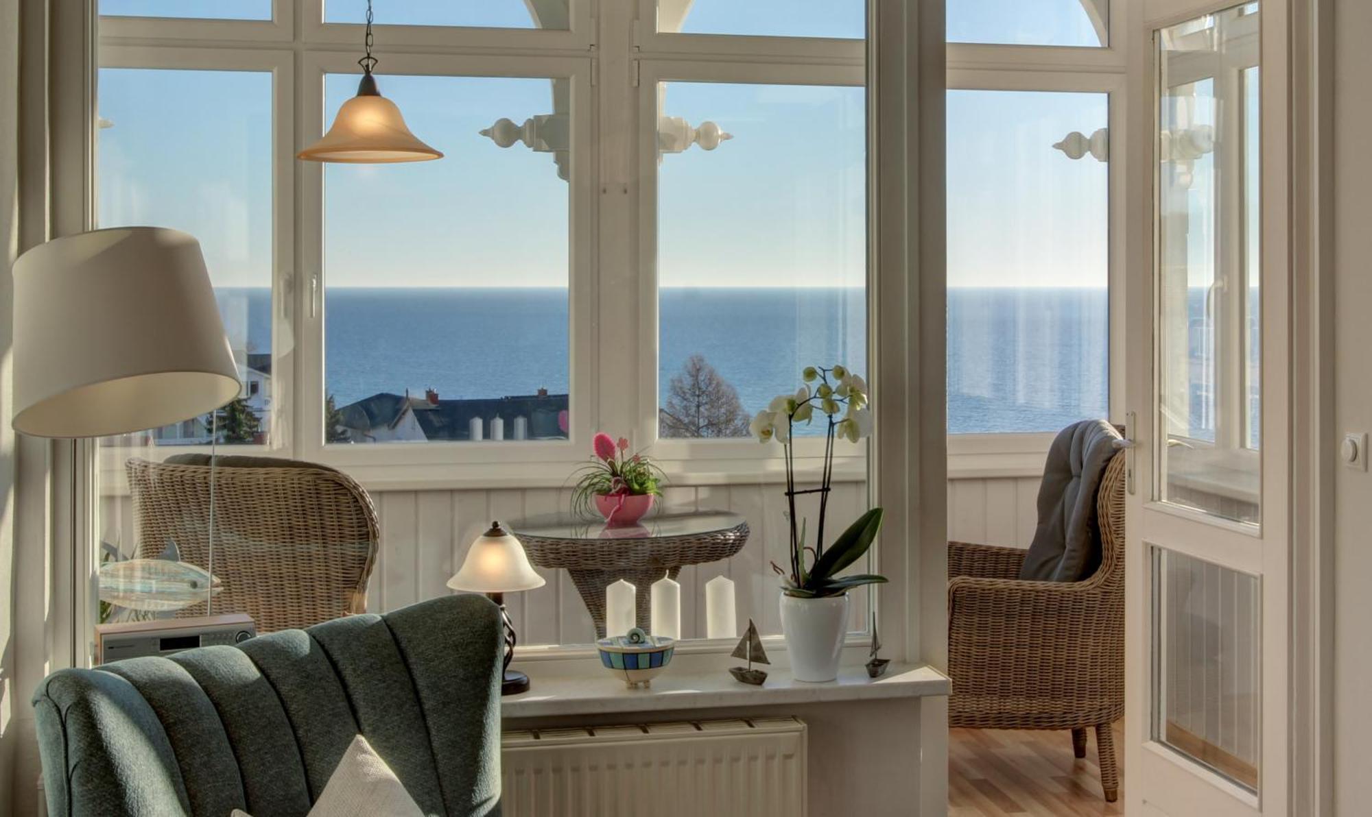 Villa Fernsicht - Wohnung Nr 1 - Mit Meerblick Sassnitz Extérieur photo